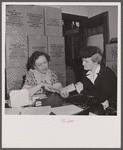 Applicants for sugar rationing cards.