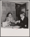 Applicants for sugar rationing cards.