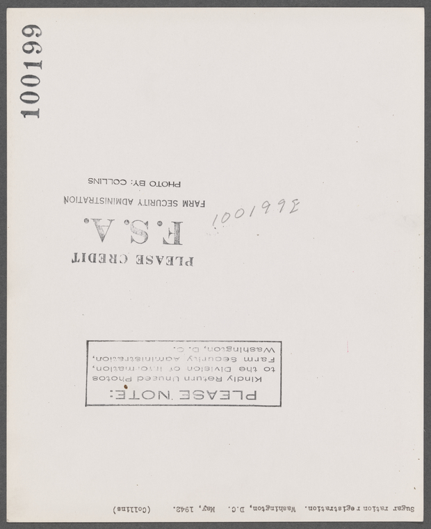 Applicants for sugar rationing cards.