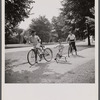 Sunday cyclists in East Potomac Park, Washington, D.C..