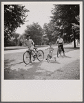 Sunday cyclists in East Potomac Park, Washington, D.C..