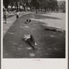 Washington, D.C. Ellipse Park on a hot Sunday.