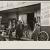 Scene in front of harness and hardware store, Newport, Tennessee.