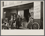 Scene in front of harness and hardware store, Newport, Tennessee.