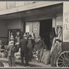 Scene in front of harness and hardware store, Newport, Tennessee.