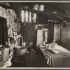 Kitchen and washroom of two room mountain shack, Route U.S. 11, a few miles east of Marshall, North Carolina.