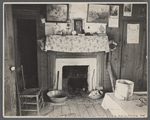 Interior of farmhouse. Crabtree Creek Recreational Demonstration area near Raleigh.