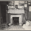 Interior of farmhouse. Crabtree Creek Recreational Demonstration area near Raleigh.
