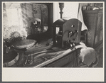 Interior of farmhouse. Crabtree Creek Recreational Demonstration area near Raleigh.
