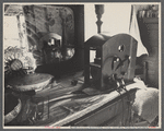 Interior of farmhouse. Crabtree Creek Recreational Demonstration area near Raleigh.