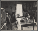 Interior of farmhouse. Crabtree Creek Recreational Demonstration area near Raleigh.