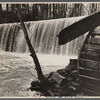 Waterfall at old mill, Crabtree Recreational Demonstration Project near Raleigh, North Carolina.