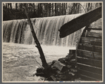 Waterfall at old mill, Crabtree Recreational Demonstration Project near Raleigh, North Carolina.