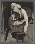 Women washing clothes, Crabtree Recreational Project, near Raleigh, North Carolina.