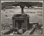 Sorghum press on farmstead on Coalins project [Kentucky?].