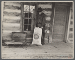 Tennessee mountain farmer near Crossville, Tennessee, with sack of "shorts."