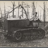 Tractor used in uprooting trees in clearing land on Cumberland Homesteads, Crossville, Tennessee.