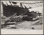 Tool shed of farmstead on Natchez Trace project, near Lexington, Tennessee.