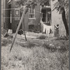 Backyard in slum area, Washington, D.C.