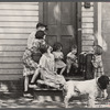 Poor children playing on sidewalk, Georgetown, Washington, D.C.
