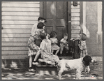 Poor children playing on sidewalk, Georgetown, Washington, D.C.