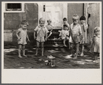 Poor children playing on sidewalk, Georgetown, Washington, D.C.