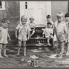 Poor children playing on sidewalk, Georgetown, Washington, D.C.
