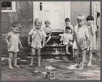 Poor children playing on sidewalk, Georgetown, Washington, D.C.