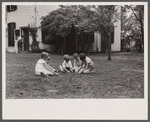 Healthy children in clean backyard, Washington, D.C.