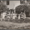 Healthy children in clean backyard, Washington, D.C.