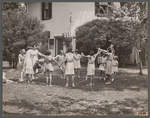 Healthy children in clean backyard, Washington, D.C.