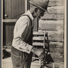 Nick Philips, 81 year old farmer at the Missouri Game and Arboretum Project, Ashland, near Columbia, Missouri.