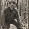 Worker from transient camp at the Pere Marquette recreational demonstration project near Grafton, Illinois.