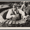 Stone masons at work at Hightstown, New Jersey.