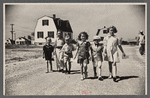 Homestead children coming home from school, Decatur Homesteads, Indiana.