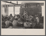 School scene at Cumberland Mountain Farms (Skyline Farms) near Scottsboro, Alabama.