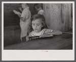 School scene at Cumberland Mountain Farms (Skyline Farms) near Scottsboro, Alabama.