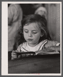 School scene at Cumberland Mountain Farms (Skyline Farms) near Scottsboro, Alabama.