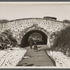 Underground pass at the Radburn, New Jersey, model housing community which alleviates the dangers of the highway.