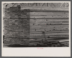 Lumber storage, Greenbelt, Maryland.