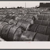 Barrels of tar, Greenbelt, Maryland.