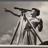 Surveyor working in a model community planned by the Suburban Division of the United States Resettlement Administration, Greenbelt, Maryland.