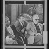 James Baldwin seated with others at Issyk-Kul Forum