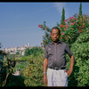 James Baldwin outside in Saint-Paul