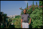 James Baldwin outside in Saint-Paul