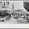 Outside dining at a restaurant