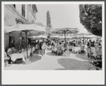 Outside dining at a restaurant