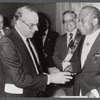 James Baldwin accepting award