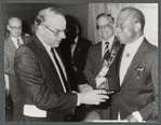James Baldwin accepting award