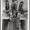 Attendees on stairs at Issyk-Kul Forum